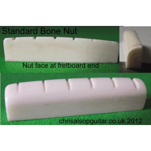 END FACE OF BONE NUT