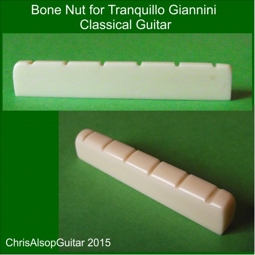 Tranquillo Gianni Classical Guitar Bone Nut