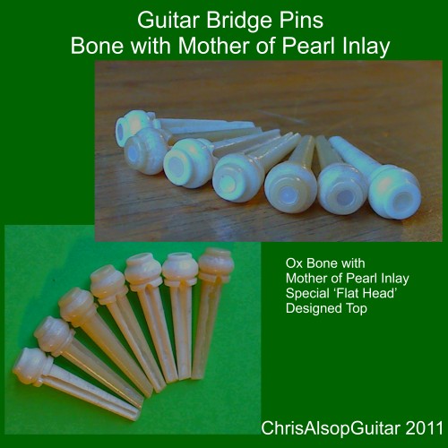 Flat Head Bone and MOP pins