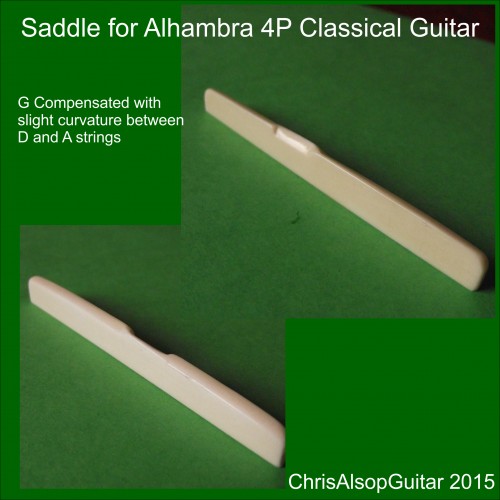 Alhambra Classical Bone Saddle. G Compensation