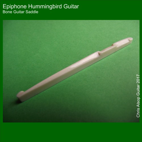 Epiphone Hummingbird Bone Guitar Saddle