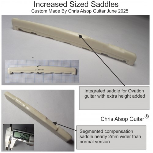 Increased sized saddles