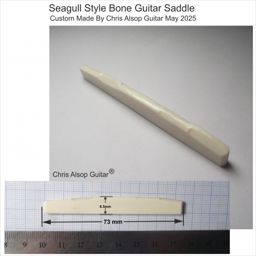 Seagull Style Bone Guitar Saddle