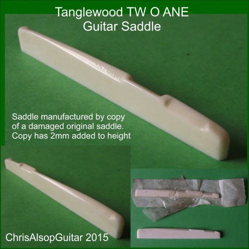 Tanglewood TW40 O and E Guitar Saddle