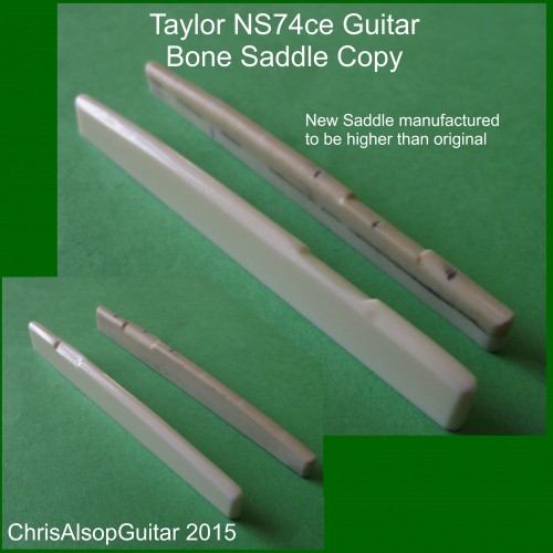Taylor NS74ce Bone Saddle Copy