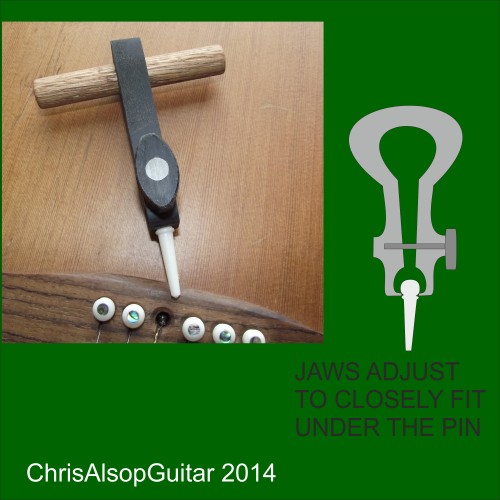 Guitar Bridge Pin Puller