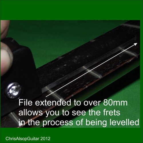 Diamond File Fret Leveller with interchangable file