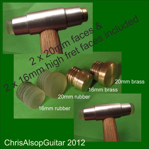 Chris Alsop Guitar Fretting Hammer with 4 faces