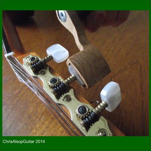 Wooden Guitar String Winder