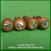 Mulberry Hardwood with Abalone Acoustic Bass Guitar Pins