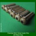 Birch Hardwood with Black Oak Dot. 5.7mm. Large Guitar Pins