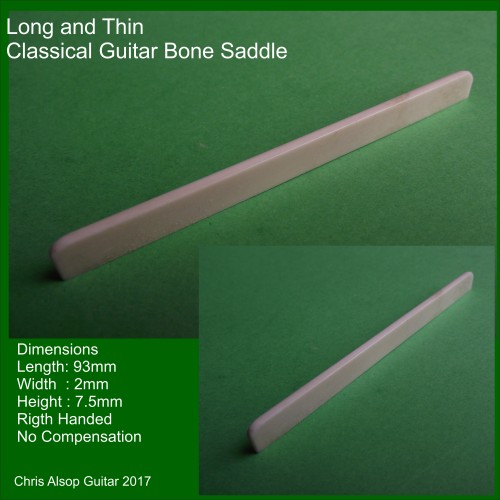Classical Guitar Bone Saddle