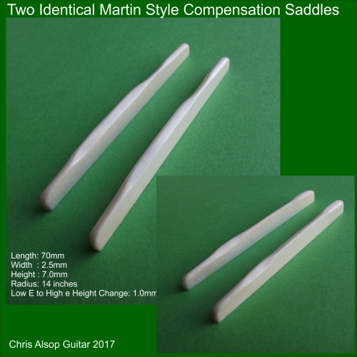Martin Style Bone Saddle