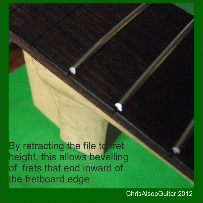 Fret beveling store