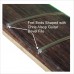 90 Degree Fret Bevel File with Beech Handle