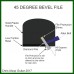 45 Degree Diamond Fret Bevel File