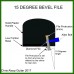 STEEP 15 Degree Angle Fret Bevel File