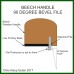 90 Degree Fret Bevel File with Beech Handle