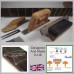 Bevel, Level, Crowning Kit. 3 x Diamond Tools, Wooden Handles 