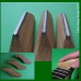 THREE Diamond Fret Crowning Tools with Oak Handle