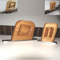 Two Fret Leveling  Diamond Files with Oak handles